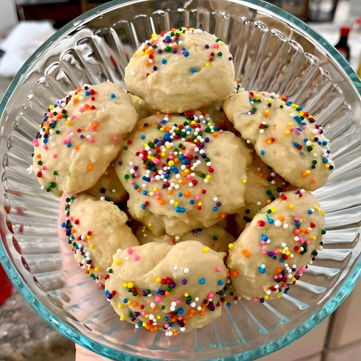 Italian Ricotta Cookies with Glaze