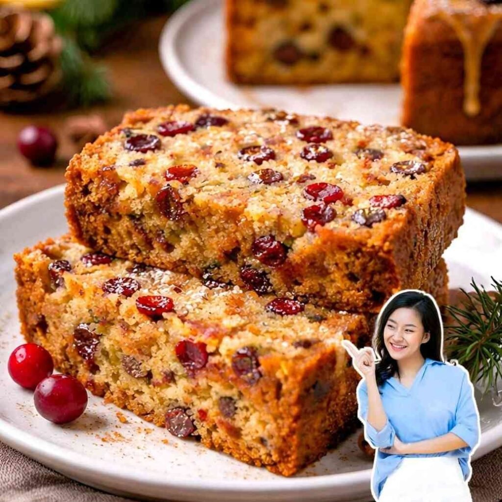 orange fruit cake-christmas