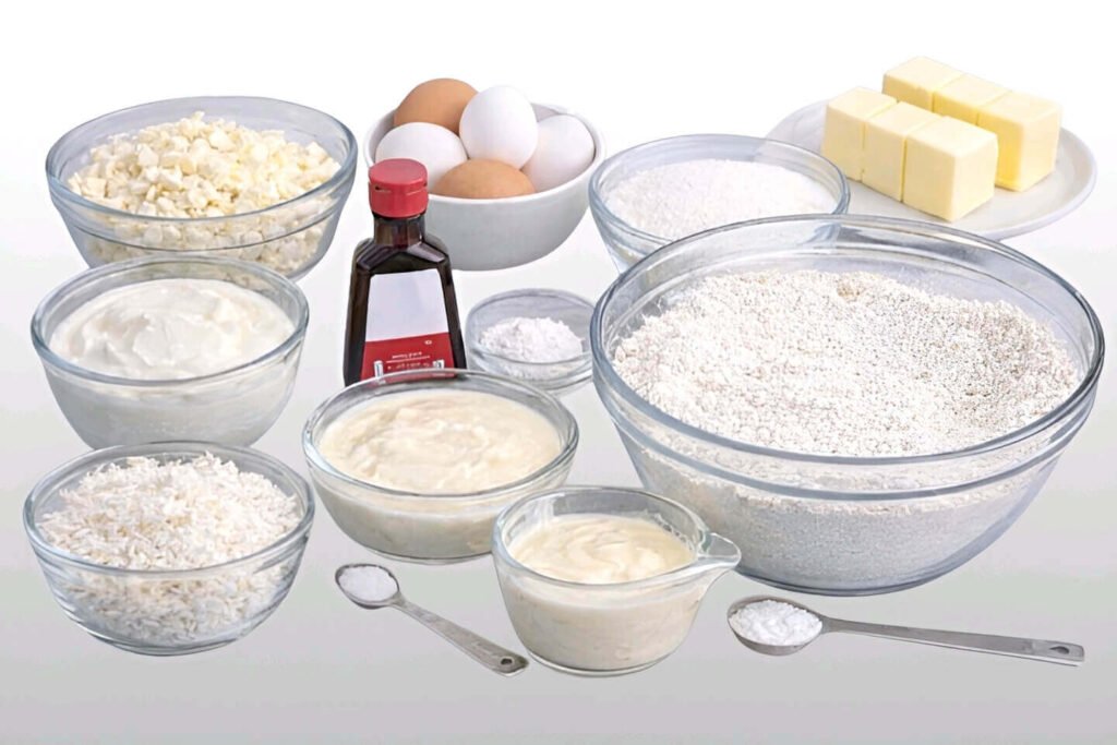 Tom Cruise's coconut cake, all ingredients