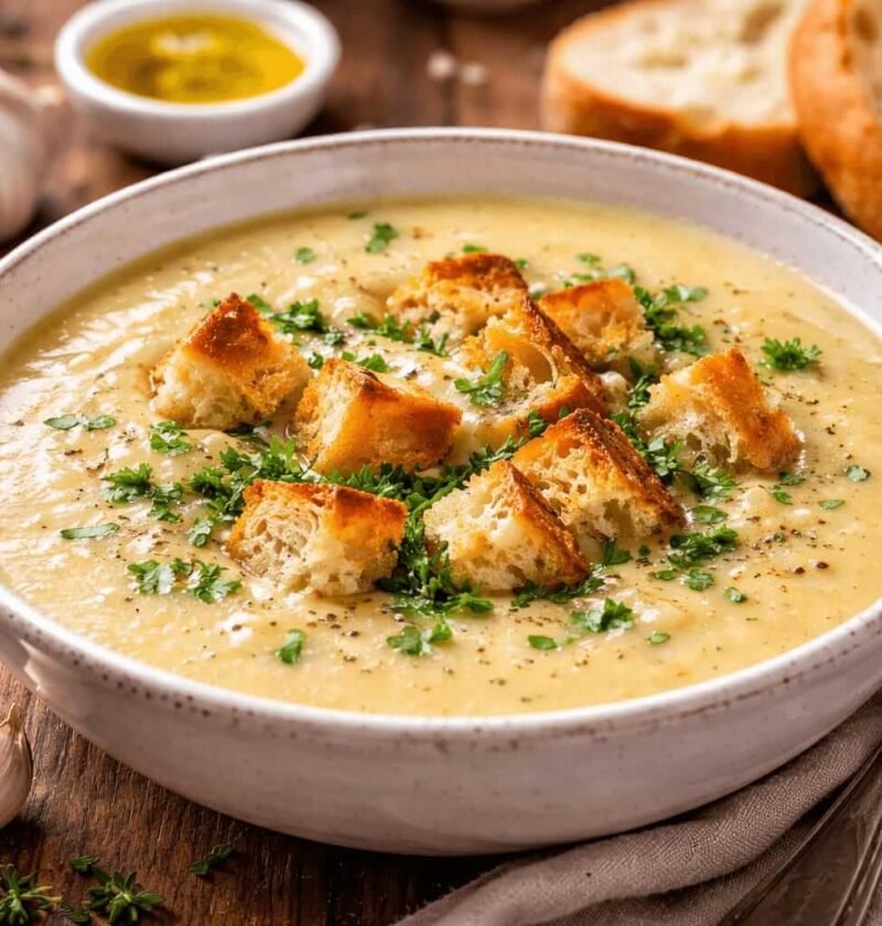 Garlic soup recipe
