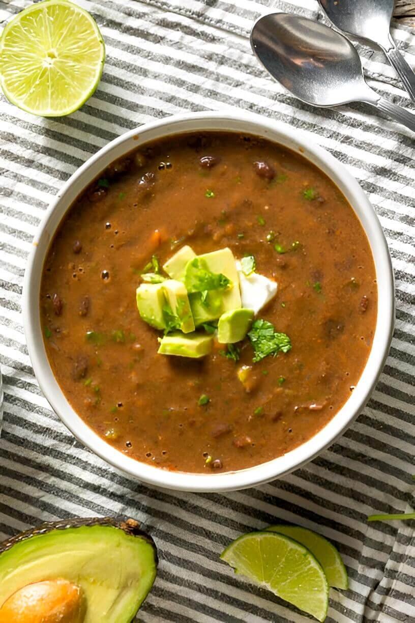 Black bean soup recipe