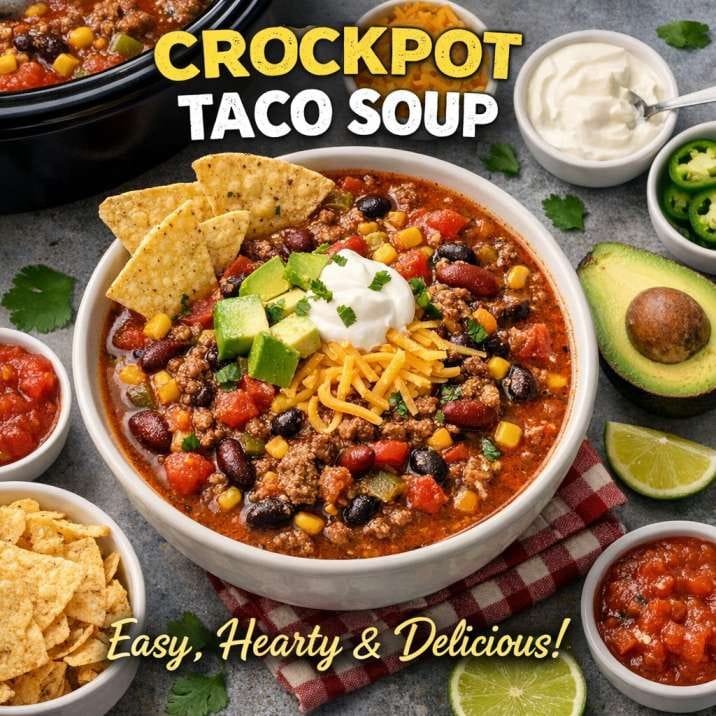 Crockpot Taco Soup