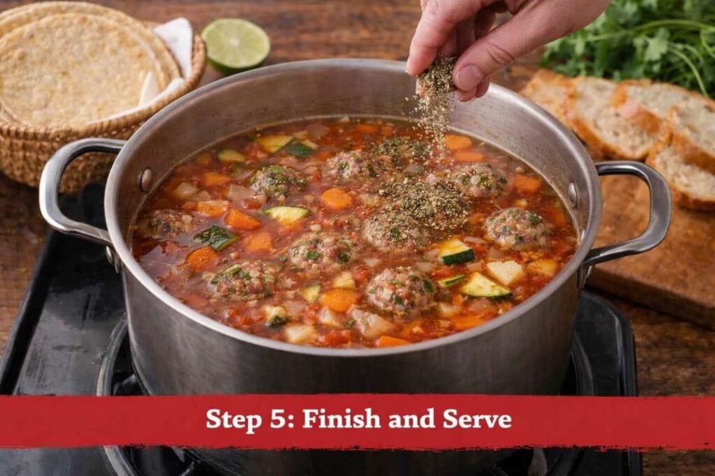 Mexican Meatball Soup (Authentic Albondigas Soup) 8 Mexican Meatball Soup
