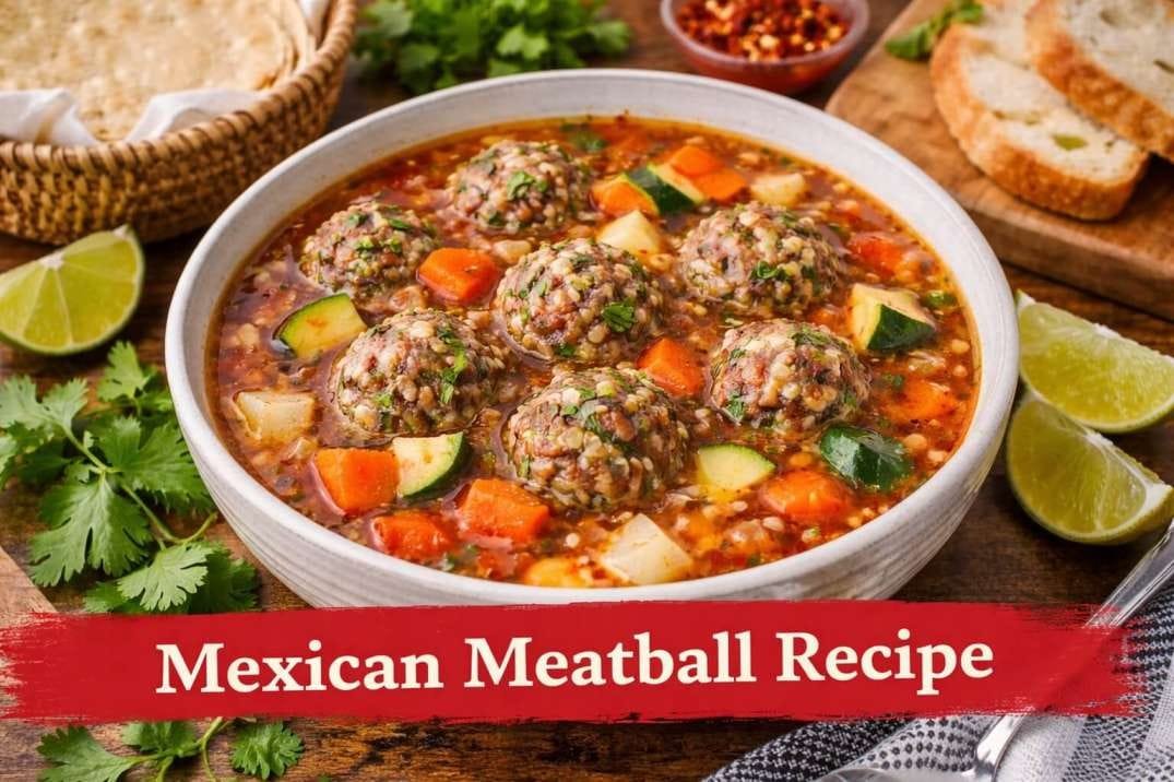 Mexican Meatball Soup
