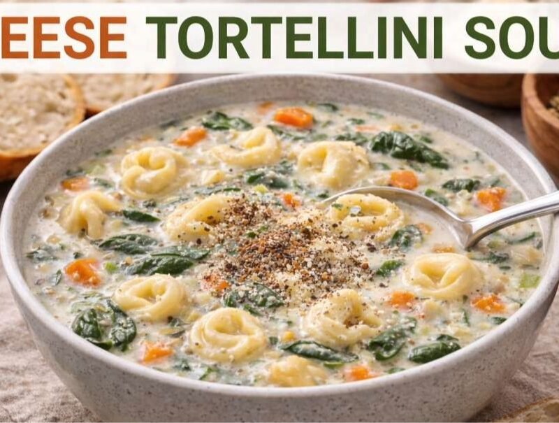 Cheese Tortellini Soup Recipe – Creamy, Cozy & Ready in 30 Minutes 5 Cheese Tortellini Soup
