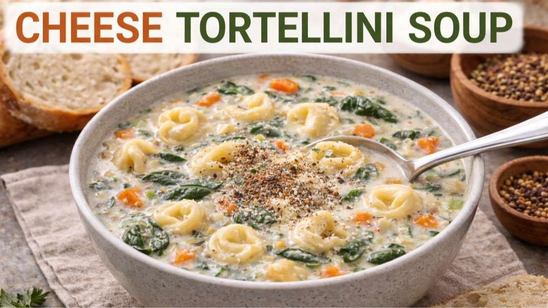 Cheese Tortellini Soup