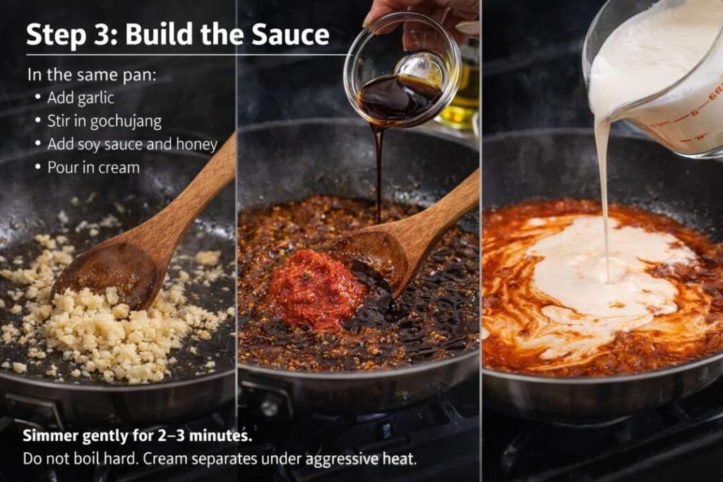 Gochujang Shrimp Pasta