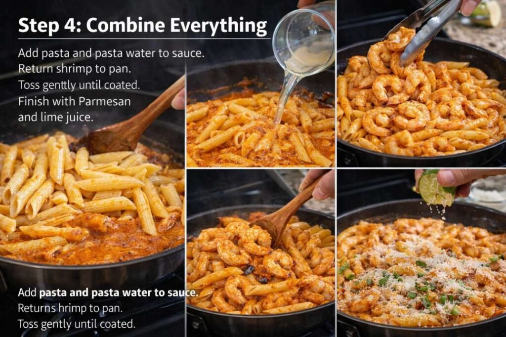 Gochujang Shrimp Pasta