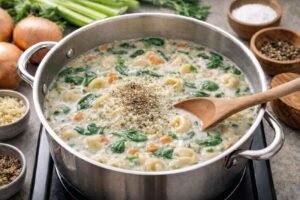 Cheese Tortellini Soup