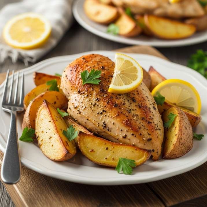 Lemon Pepper Chicken and Potatoes