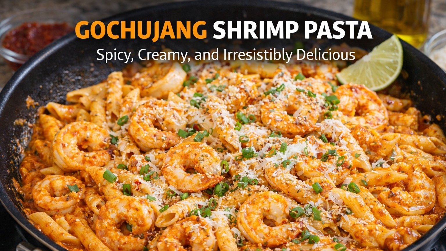 Gochujang Shrimp Pasta