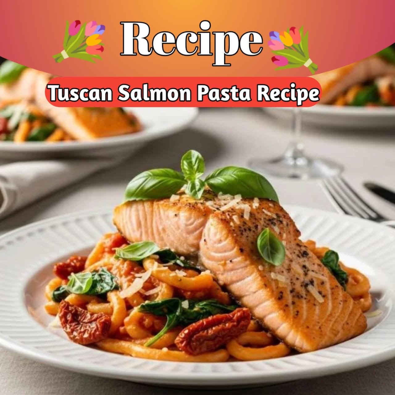 Tuscan Salmon Pasta