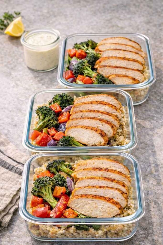 High-Protein Grain Bowl Meal Prep Recipes You Can Make in Under 40 Minutes 2 High-protein grain bowl meal prep recipes with chicken and quinoa