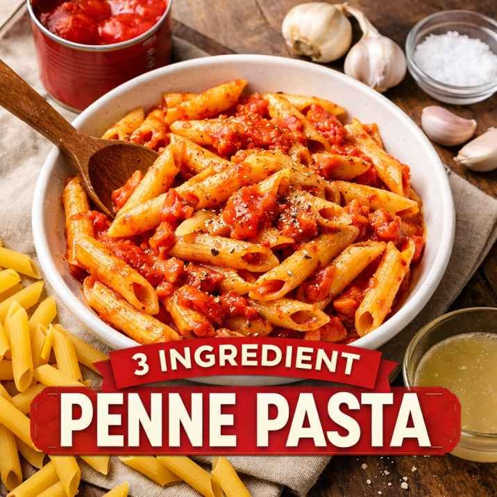 3 ingredient penne pasta recipe.jpg