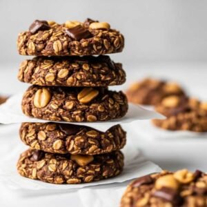 4 Ingredient Chocolate Peanut Butter No Bake Cookies Recipe 10 4-ingredient chocolate peanut butter no-bake cookies ready to serve