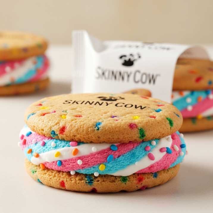 Skinny Cow Birthday Cake Ice Cream Sandwich