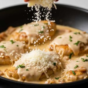 Cheap Dinner Ideas for 2 (That Don’t Feel Cheap at All) 18 add parmesan cheese to chicken