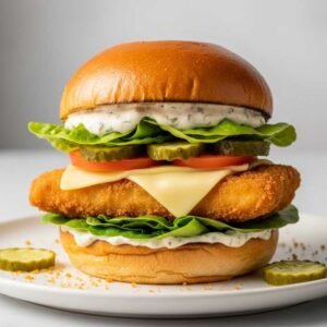 Easy Carl’s Jr Fish Sandwich Recipe 10 assembling carls jr fish sandwich.png
