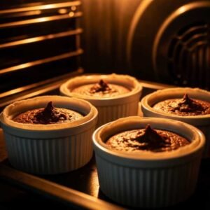 baking molten chocolate fudge cake.jpg