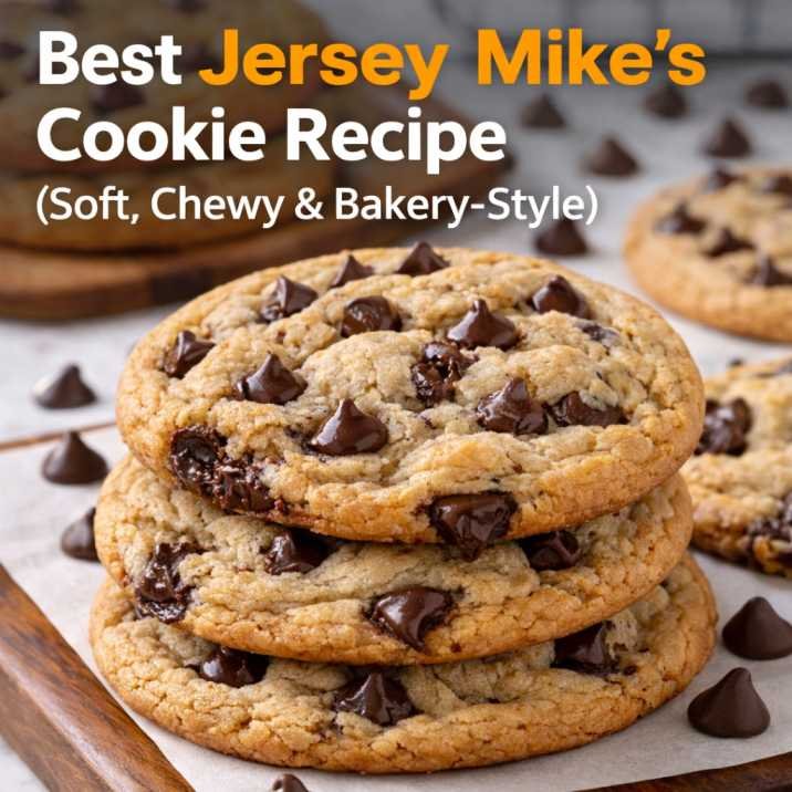  Jersey Mike's Cookie Recipe: soft chewy cookies
