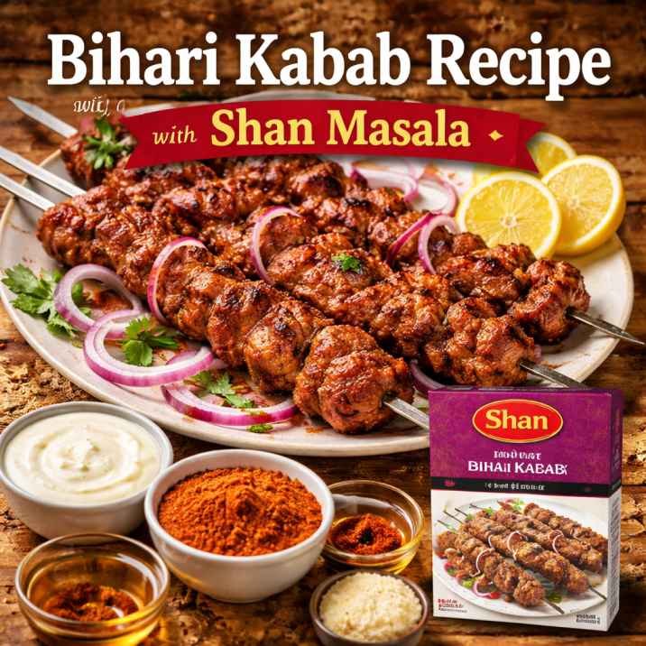 Bihari Kabab Recipe Shan Masala 2 Bihari kabab recipe Shan Masala