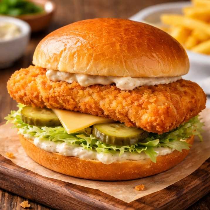 Easy Carl’s Jr Fish Sandwich Recipe 2 Crispy Carl’s Jr style fish sandwich recipe