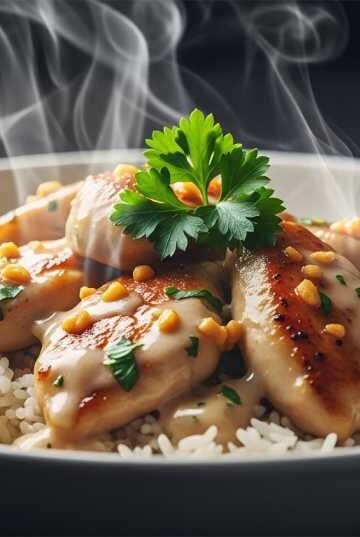 creamy garlic chicken with rice cheap dinner ideas for 2