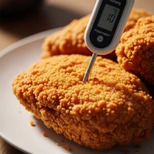 checking fried chicken temperature.jpg