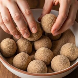 Churro Cheesecake Cookies Recipe 15 cinnamon sugar coating cookies.jpg