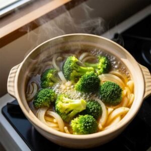 Keto Broccoli Cheese Soup Without Heavy Cream Recipe 9 cook broccoli in broth keto soup