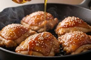 finishing cherry blossom chicken sesame oil.jpg