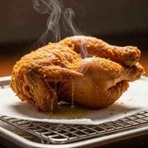 Los Pollos Hermanos Fried Chicken Recipe 17 fried chicken draining wire rack