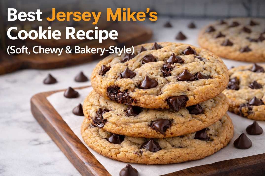 Jersey Mike's chocolate chip cookie recipe makes soft, chewy cookies