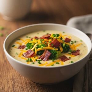Keto Broccoli Cheese Soup Without Heavy Cream Recipe 13 keto broccoli cheese soup served