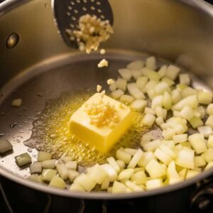 Keto Broccoli Cheese Soup Without Heavy Cream Recipe 8 keto broccoli soup saute onions garlic