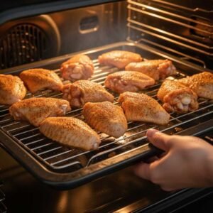 korean sticky wings step 2 bake