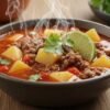 mexican soup ground beef potatoes feature