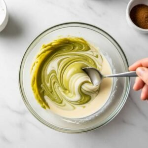 3-Ingredient Pistachio Ice Cream (Ultra Creamy) 10 mix pistachio condensed milk