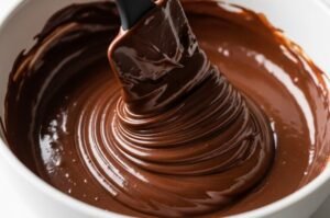 Vanilla Macaron with Chocolate Ganache Recipe 13 mixing smooth chocolate ganache filling