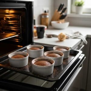 prepare ramekins british molten chocolate fudge cake.jpg