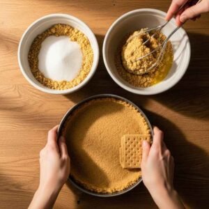 pumpkin cheesecake crust preparation.jpg