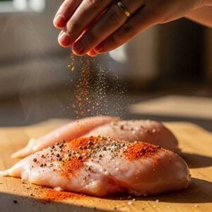 Cheap Dinner Ideas for 2 (That Don’t Feel Cheap at All) 13 season chicken for creamy garlic chicken