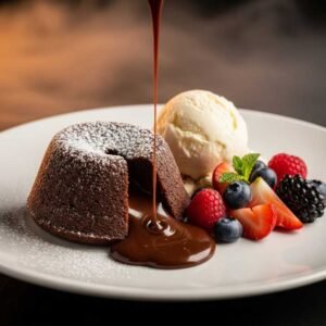 serve british molten chocolate fudge cake.jpg