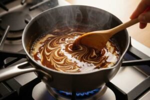 vanilla sauce for pumpkin bread pudding.jpg