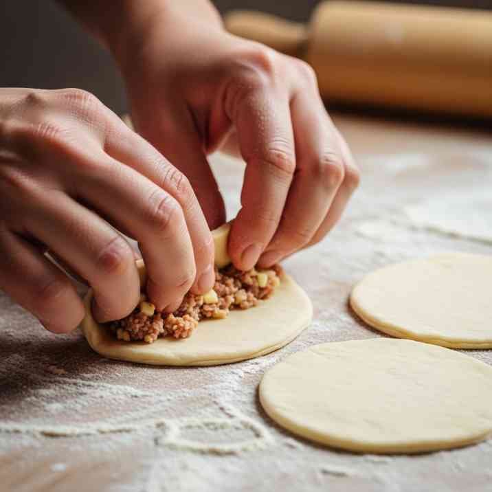 Homemade Alabama Hot Pockets Recipe You’ll Love 10 stuffing filling inside dough for alabama hot pockets