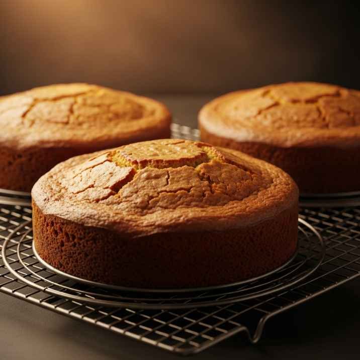 Best Saltgrass Carrot Cake Recipe – Ultra Moist Copycat Version 7 Freshly baked carrot cake layers cooling on a rack