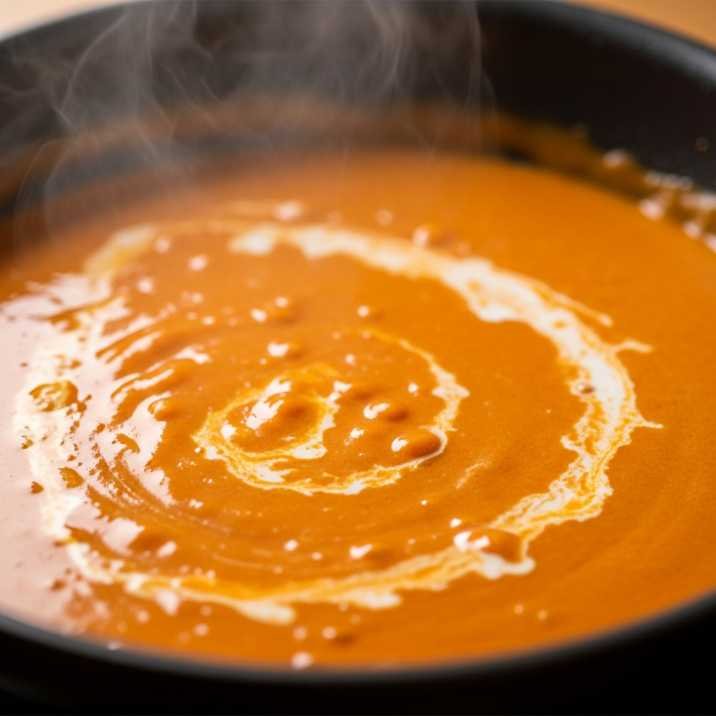 Best Calabrian Steak and Shrimp Bucatini Recipe (Easy & Creamy Pasta) 9 creamy calabrian chili sauce cooking in pan