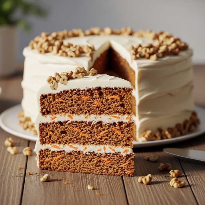 Best Saltgrass Carrot Cake Recipe – Ultra Moist Copycat Version 2 Saltgrass carrot cake recipe with cream cheese frosting and a sliced piece showing moist layers