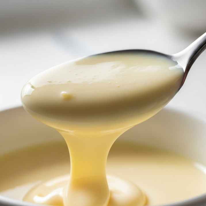 Easy Tubby Custard Recipe (Creamy Pink Dessert at Home) 9 smooth tubby custard coating spoon creamy texture